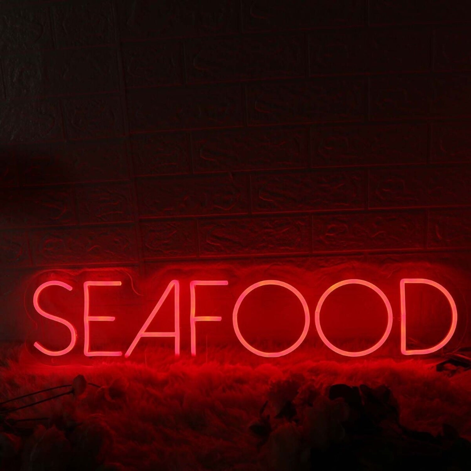 Sea Food Red Led Neon Sign - Shineneon