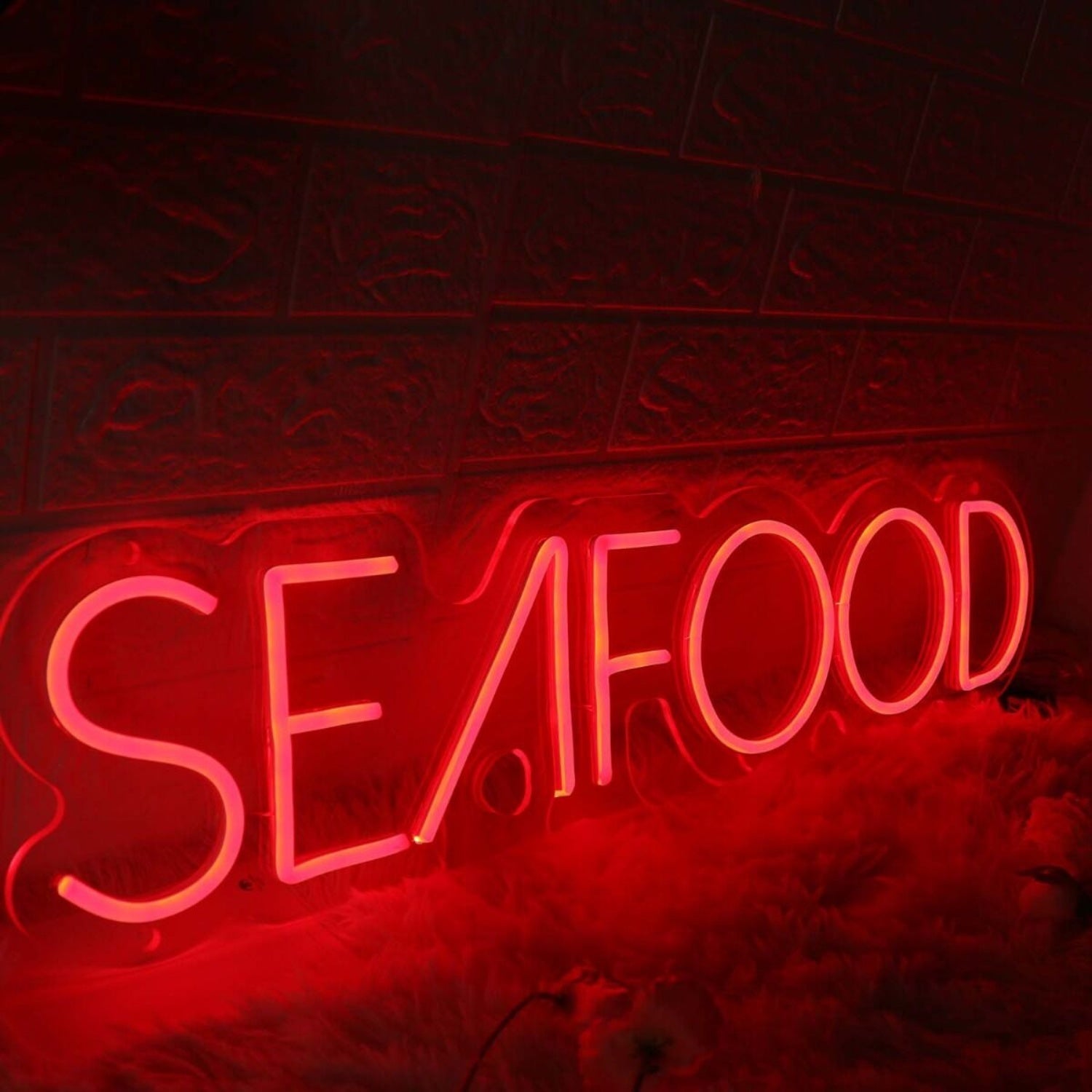 Sea Food Red Led Neon Sign - Shineneon