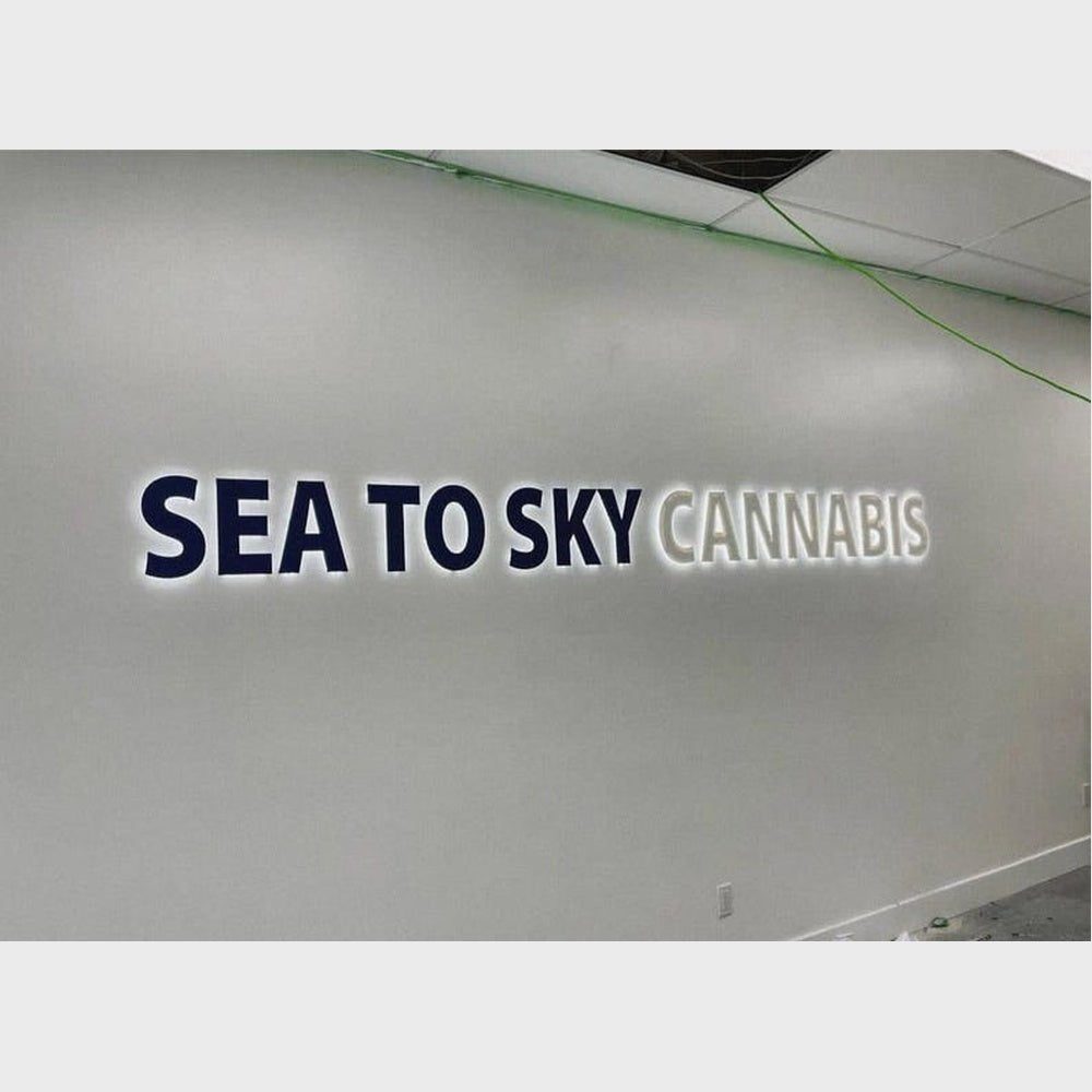 Sea To Sky Cannabis 3D Backlit Channel Letters Led Light Sign - Shineneon