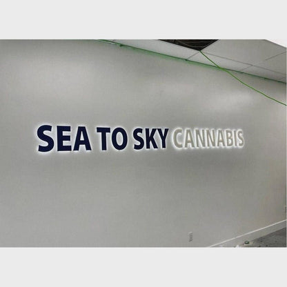 Sea To Sky Cannabis 3D Backlit Channel Letters Led Light Sign - Shineneon