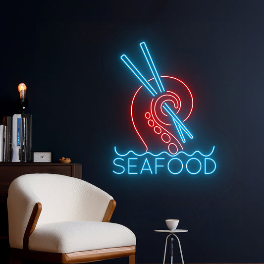 Seafood Neon Sign