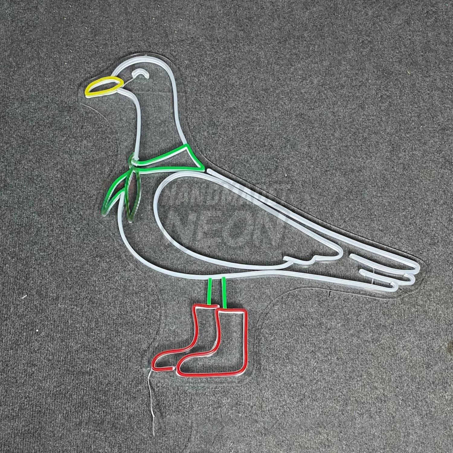Seagull Bird Boots Led Sign | Shineneon