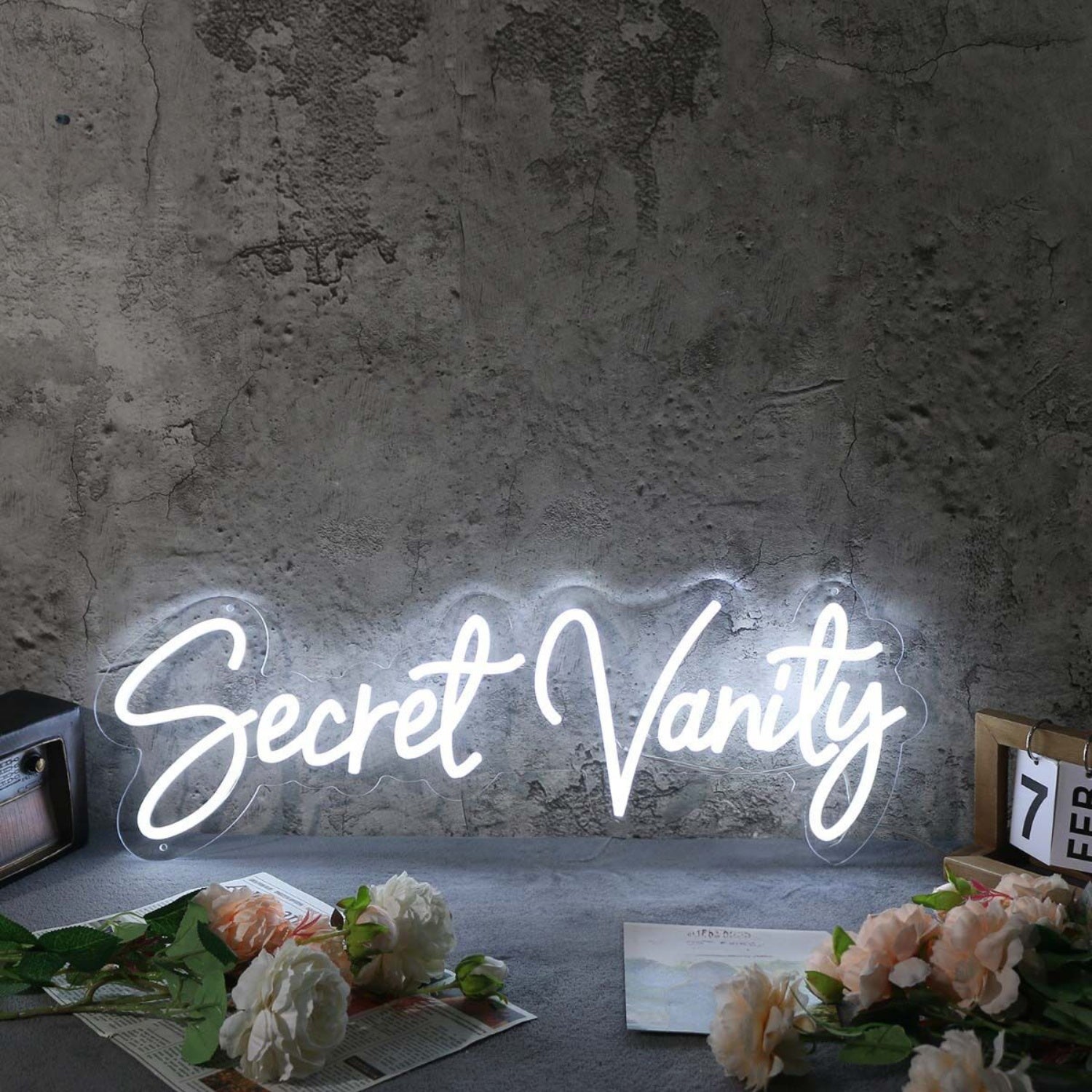 Secret Vanity White Led Neon Sign - Shineneon