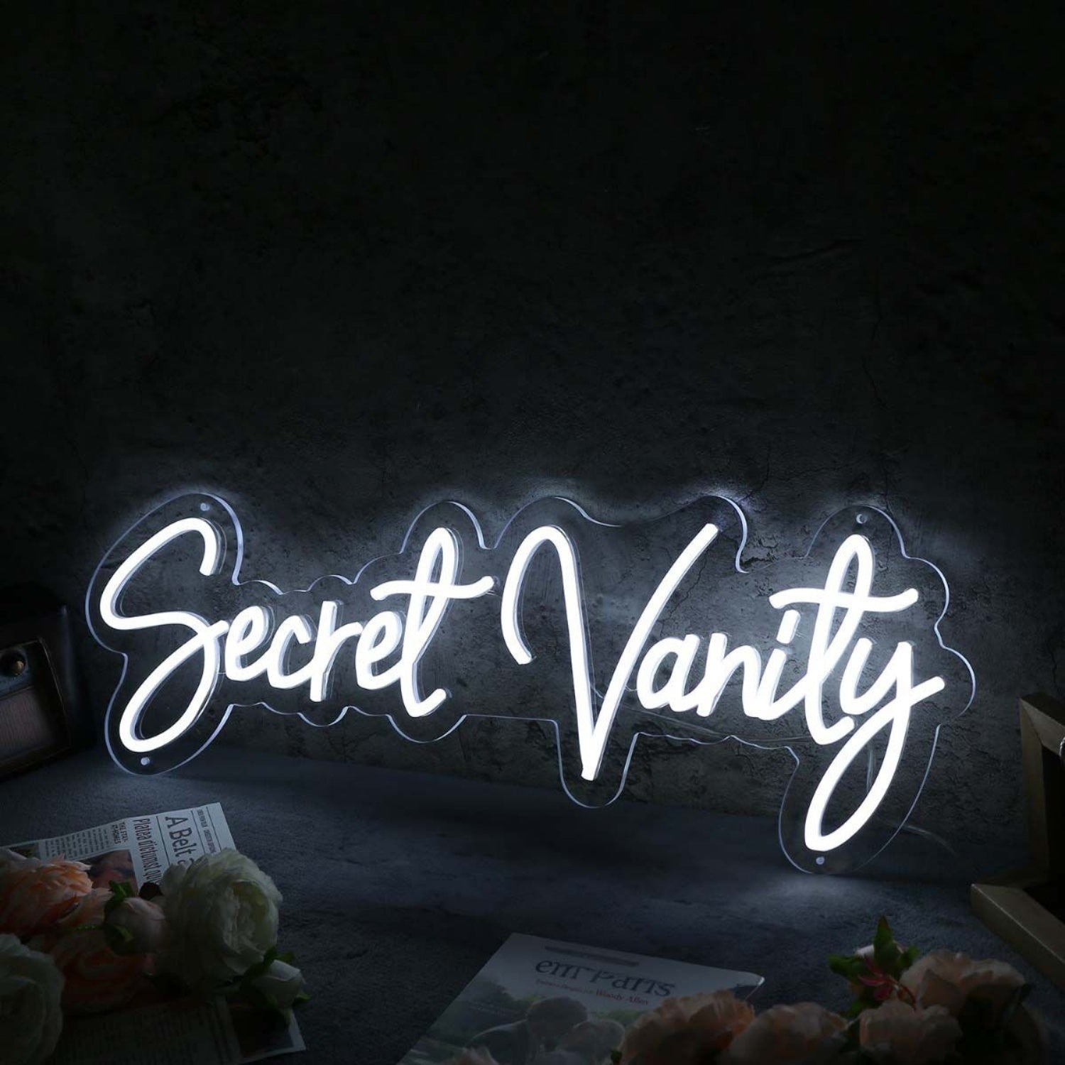 Secret Vanity White Led Neon Sign - Shineneon