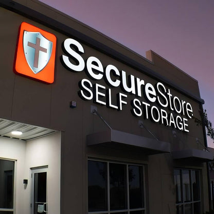 Secure Store Self Storage 3D Frontlit Letters Metal Led Sign - Shineneon