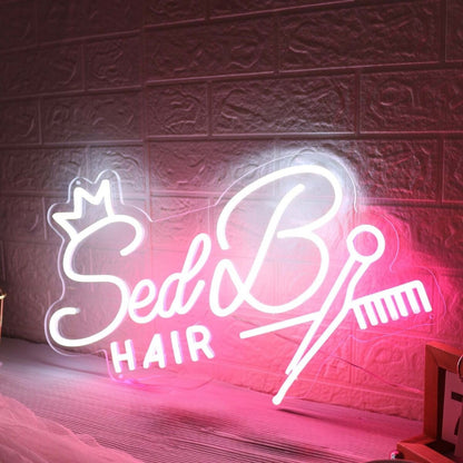 Sed B Hair Custom Led Neon Sign | Shineneon