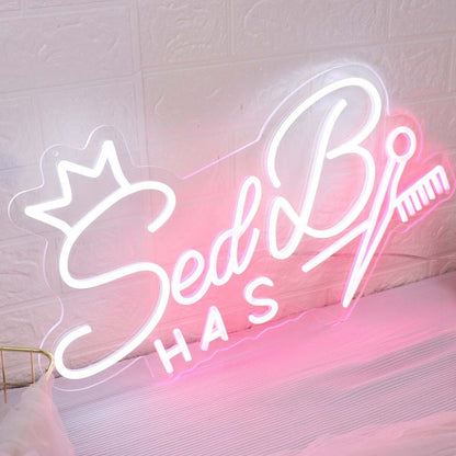 Sed B Hair Custom Led Neon Sign | Shineneon
