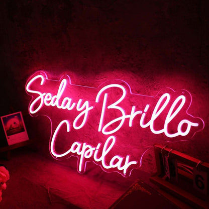 Seday Brillo Capilar Red Led Neon Sign - Shineneon