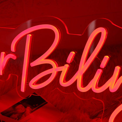 See Bilinggiie Red Led Neon Sign - Shineneon