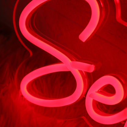 See Bilinggiie Red Led Neon Sign - Shineneon