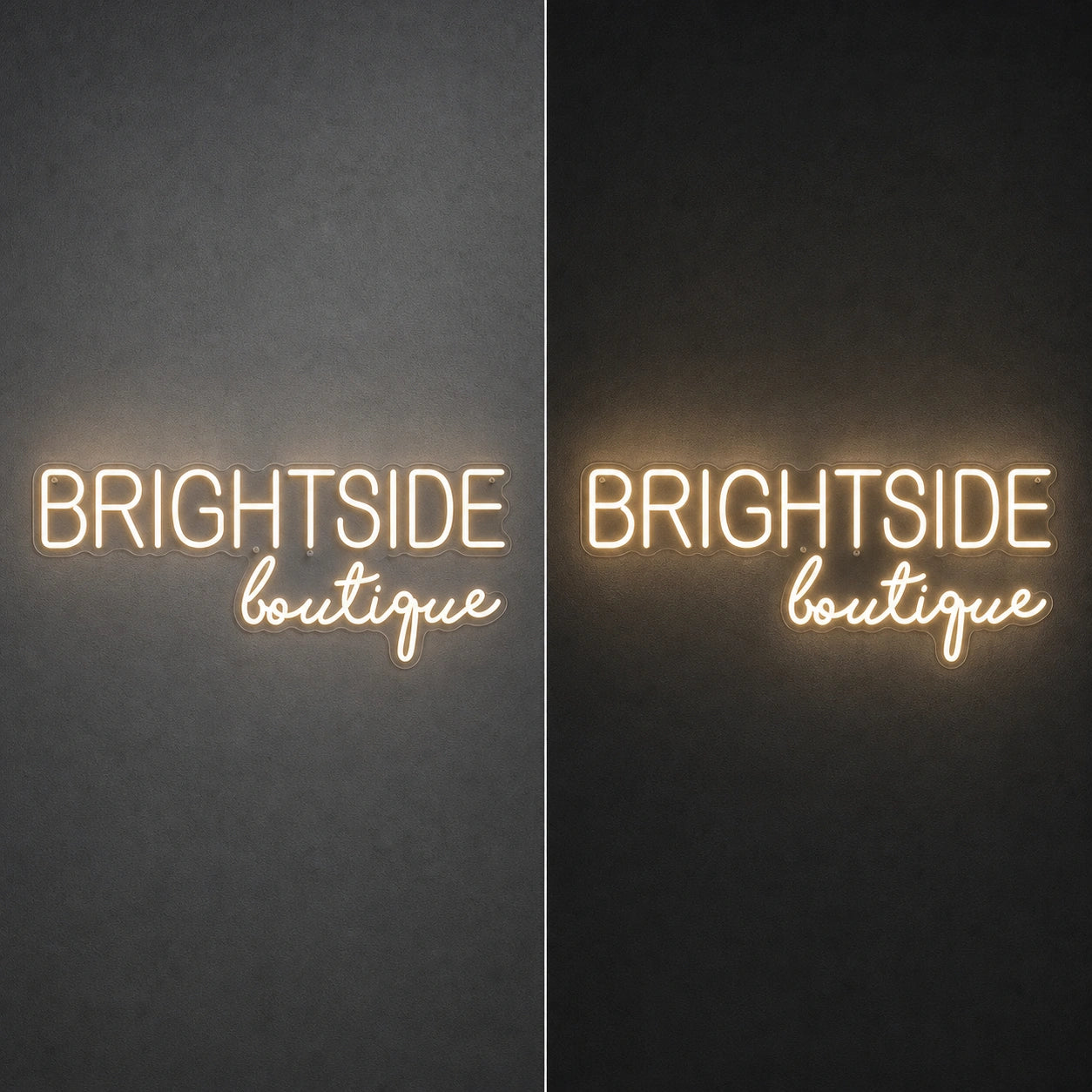 See Boa Call LED Neon Sign Garage Man Cave Neon Sign day and night comparison