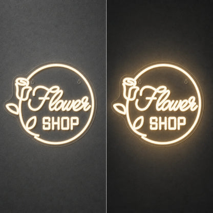 See Can Sea LED Neon Sign Garage Man Cave Neon Sign day and night comparison