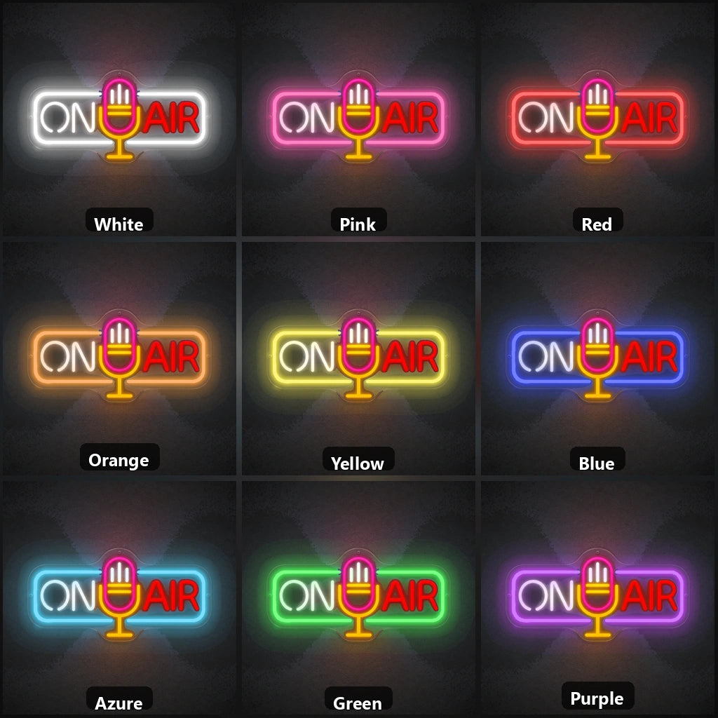 See Til LED Neon Sign Garage Man Cave Neon Sign color grid