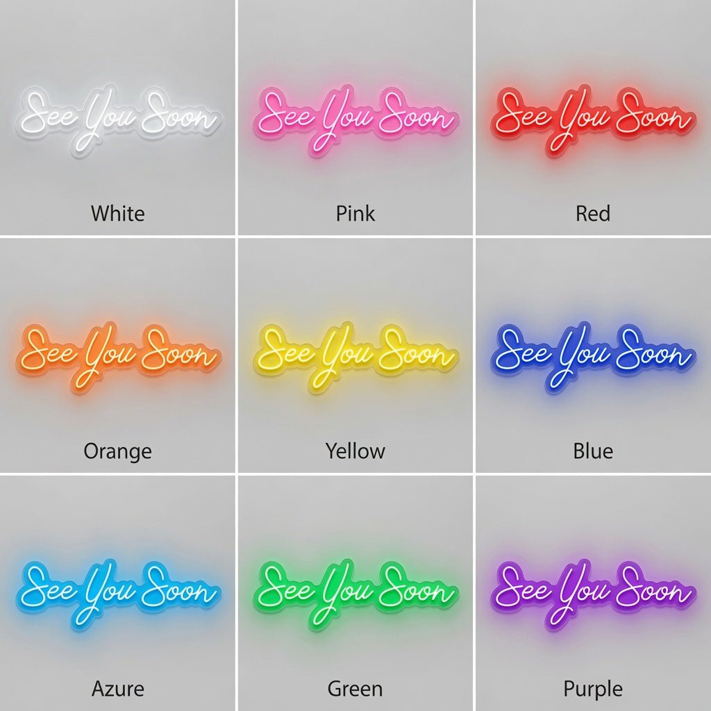 See You Soon LED Neon Sign Wall Neon Sign - Shineneon