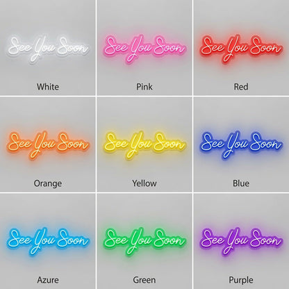 See You Soon LED Neon Sign Wall Neon Sign - Shineneon