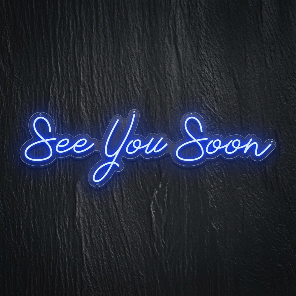 See You Soon LED Neon Sign Wall Neon Sign - Shineneon