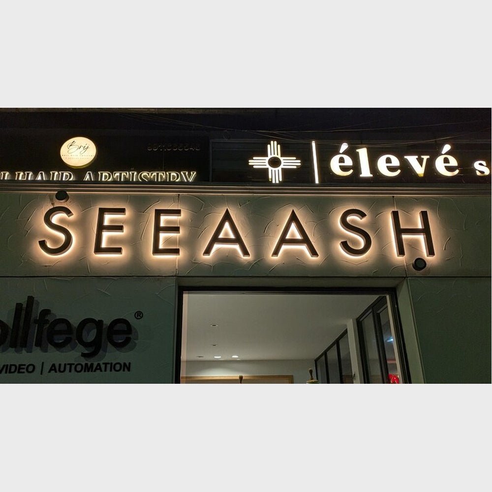 Seeaash 3D Frontlit And Backlit Channel Letter Led Light Sign - Shineneon