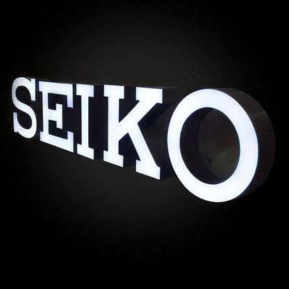 Seiko 3D Frontlit Letters Metal Led Sign