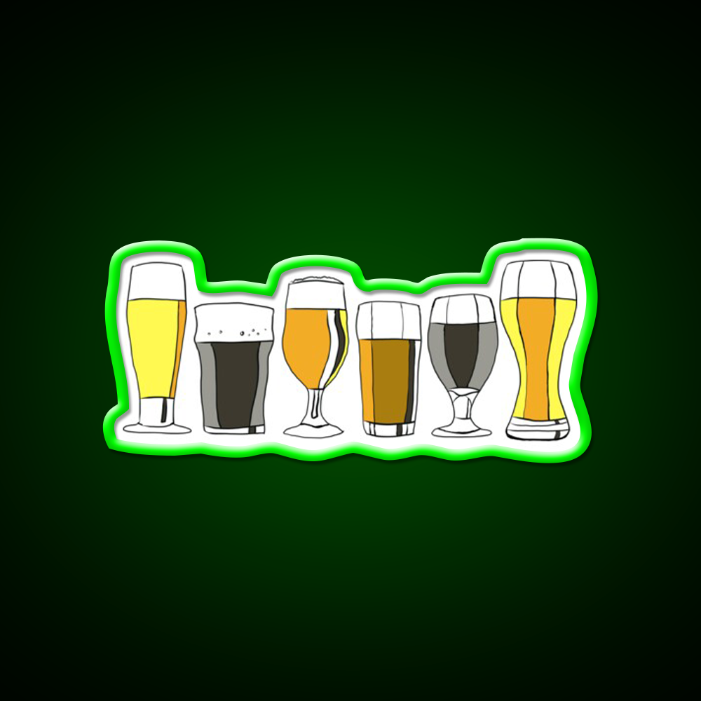 Selection Of Beers Beer Bar Decor Led Neon Sign Rgb Color - LED neon sign view 8