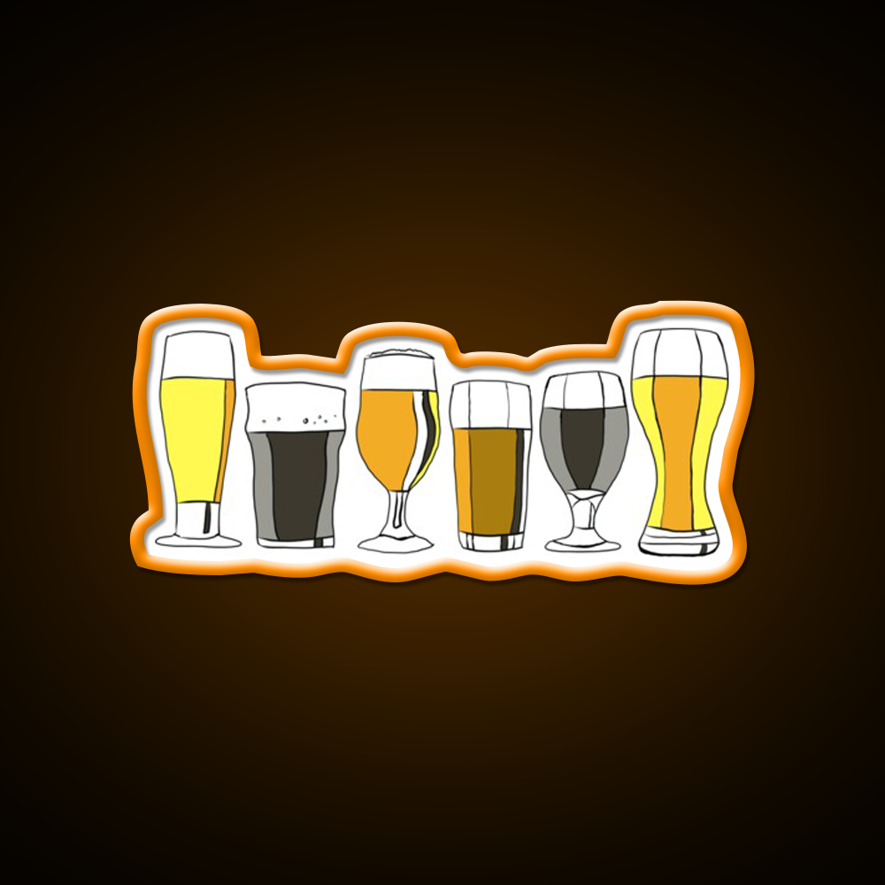 Selection Of Beers Beer Bar Decor Led Neon Sign Rgb Color - LED neon sign view 6