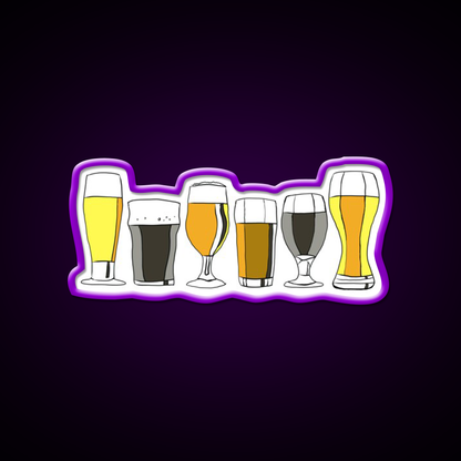 Selection Of Beers Beer Bar Decor Led Neon Sign Rgb Color - LED neon sign view 9