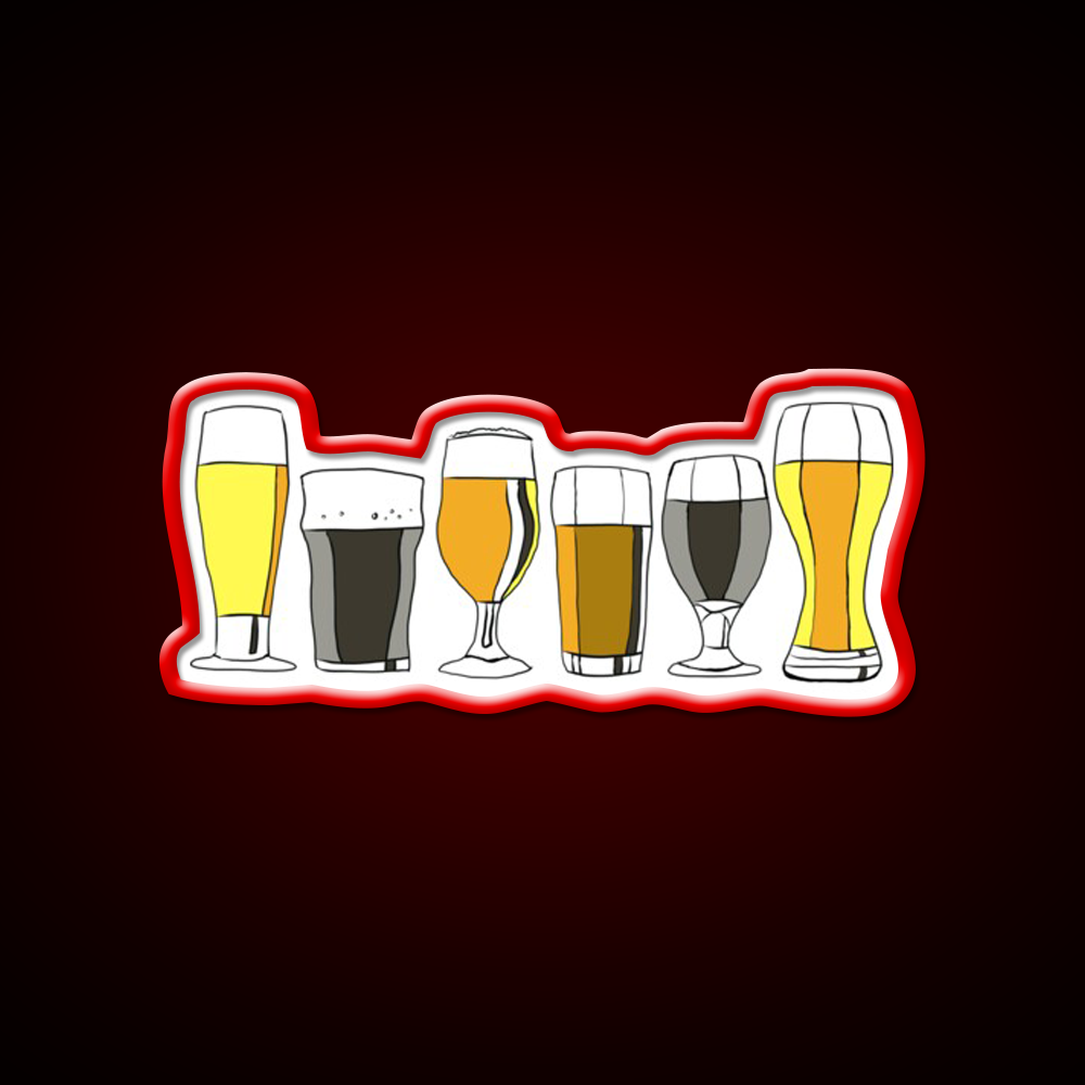 Selection Of Beers Beer Bar Decor Led Neon Sign Rgb Color - LED neon sign view 10