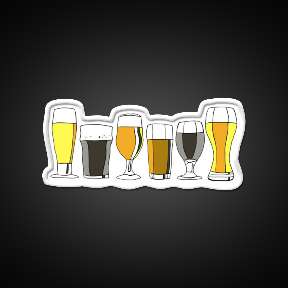Selection Of Beers Beer Bar Decor Led Neon Sign Rgb Color - LED neon sign view 11