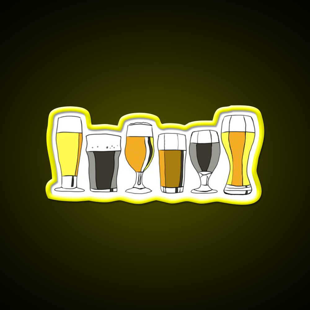 Selection Of Beers Beer Bar Decor Led Neon Sign Rgb Color - LED neon sign view 7