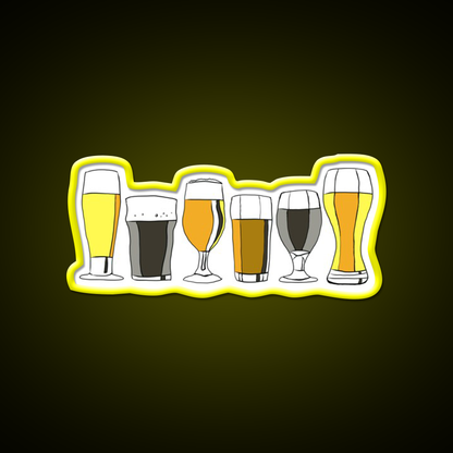 Selection Of Beers Beer Bar Decor Led Neon Sign Rgb Color - LED neon sign view 7