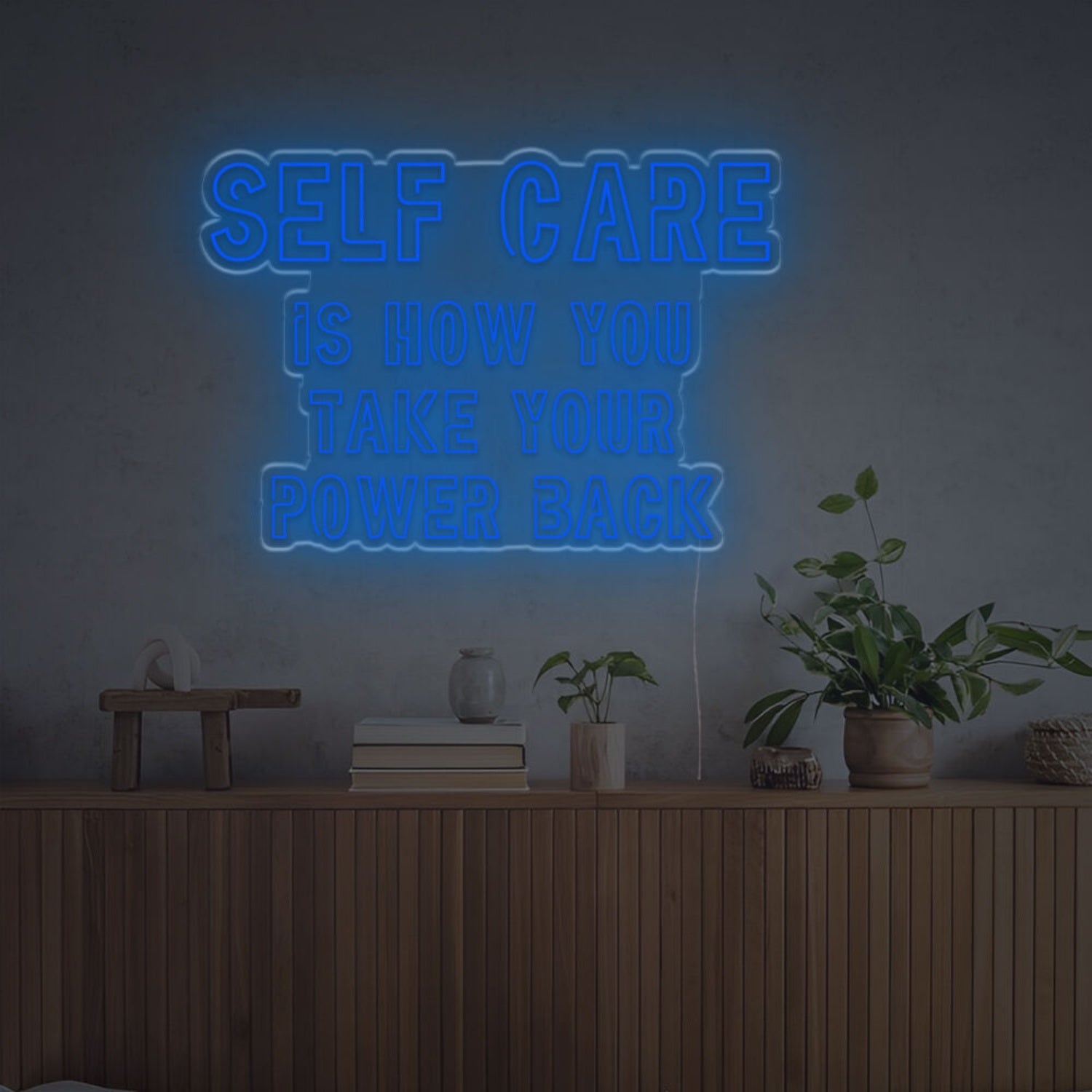Self Care Is How You Take Your Power Back Led Neon Sign | Shineneon