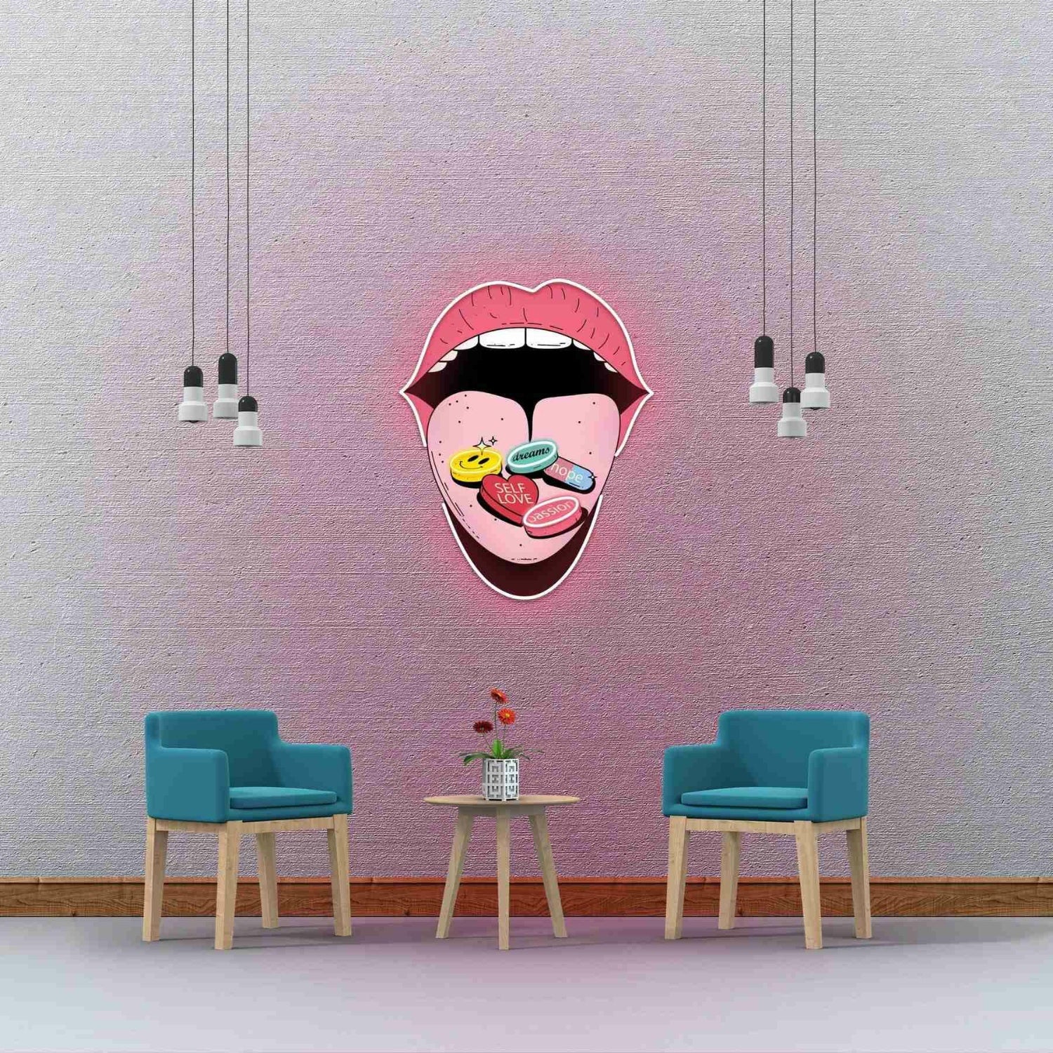 Self-Love Pills Uv Light Illuminate Your Inner Beauty | Shineneon