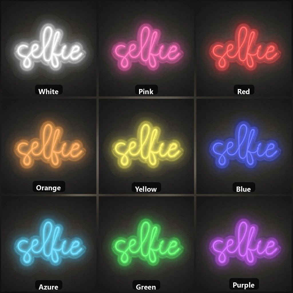 Selfie LED Neon Sign - Shineneon