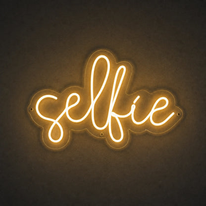 Selfie LED Neon Sign Garage Man Cave Neon Sign main product image