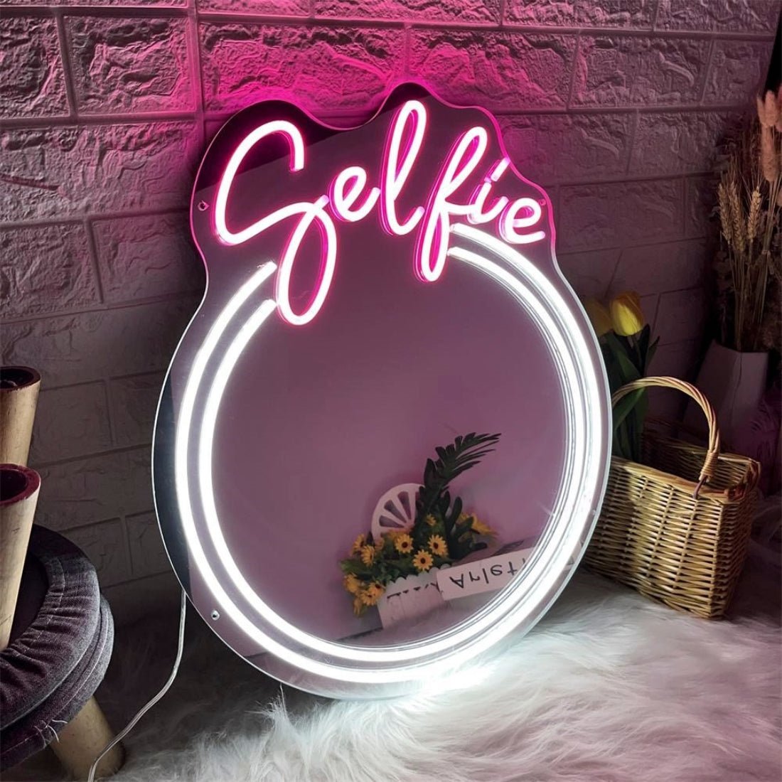 Selfie Mirror Led Sign Business Neon Sign - Shineneon