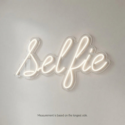 Selfie Wall Art LED Neon Sign - Shineneon