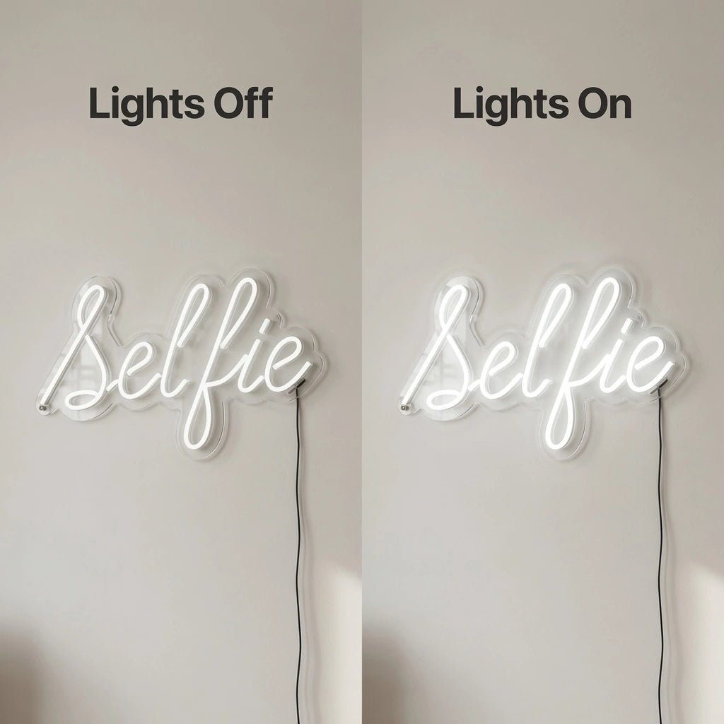 Selfie Wall Art LED Neon Sign - Shineneon