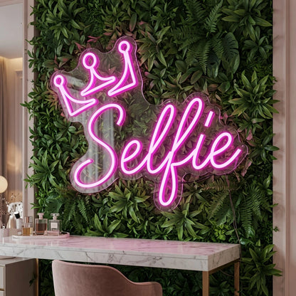 Selfie Wall Decor LED Neon Sign - 02 High-Converting Product Image