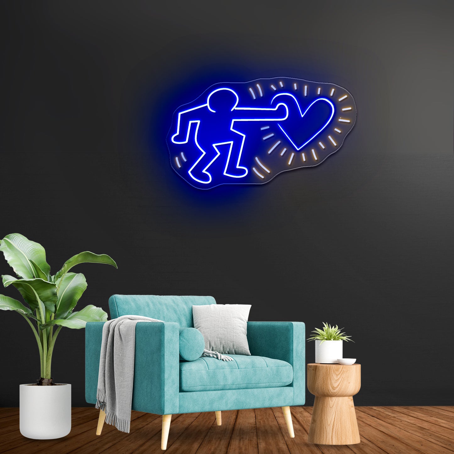 Send Love Wall Art Love Neon Sign