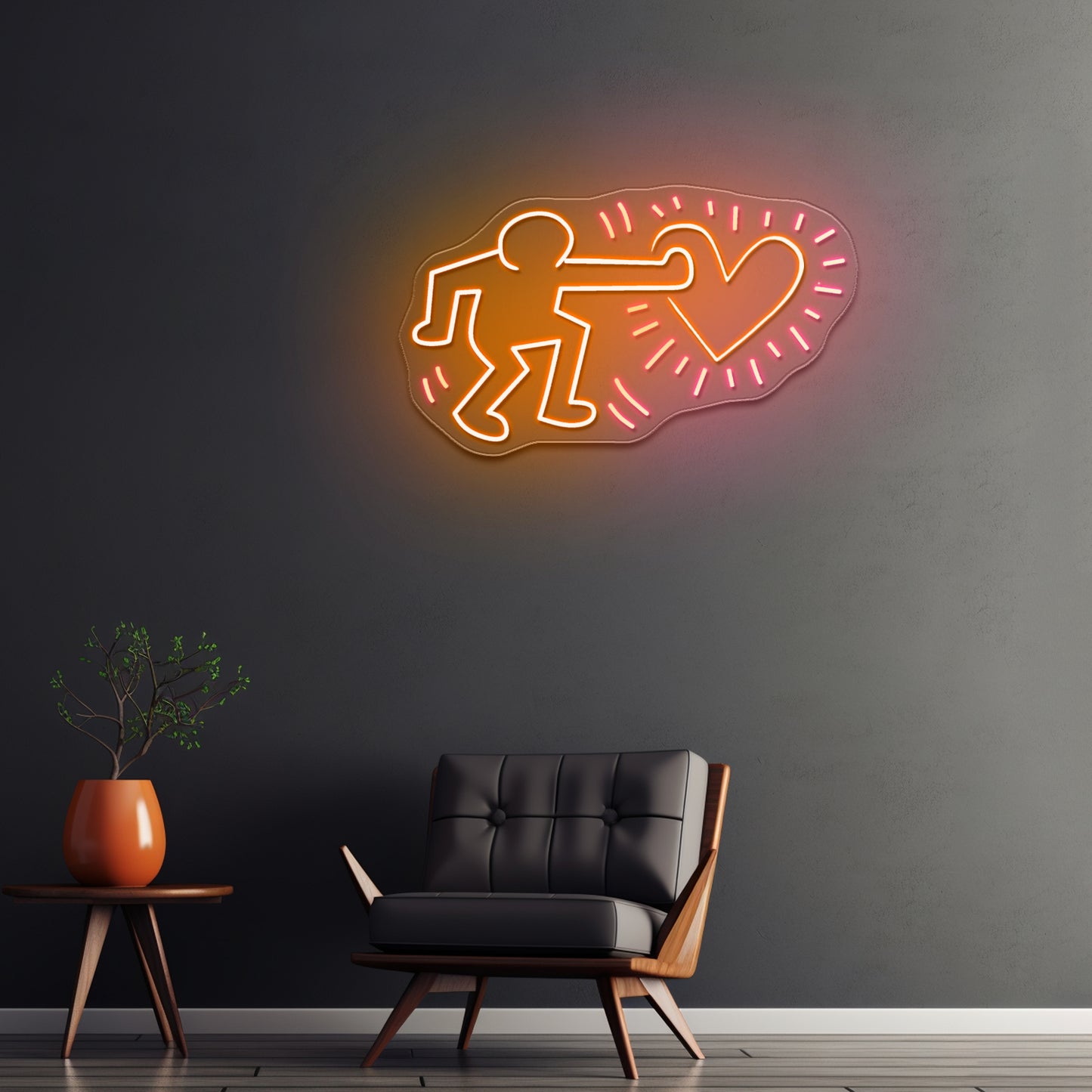 Send Love Wall Art Love Neon Sign