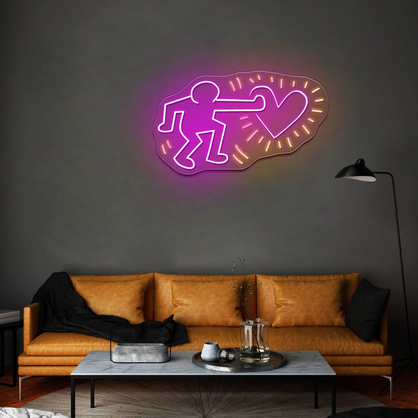 Send Love Wall Art Love Neon Sign