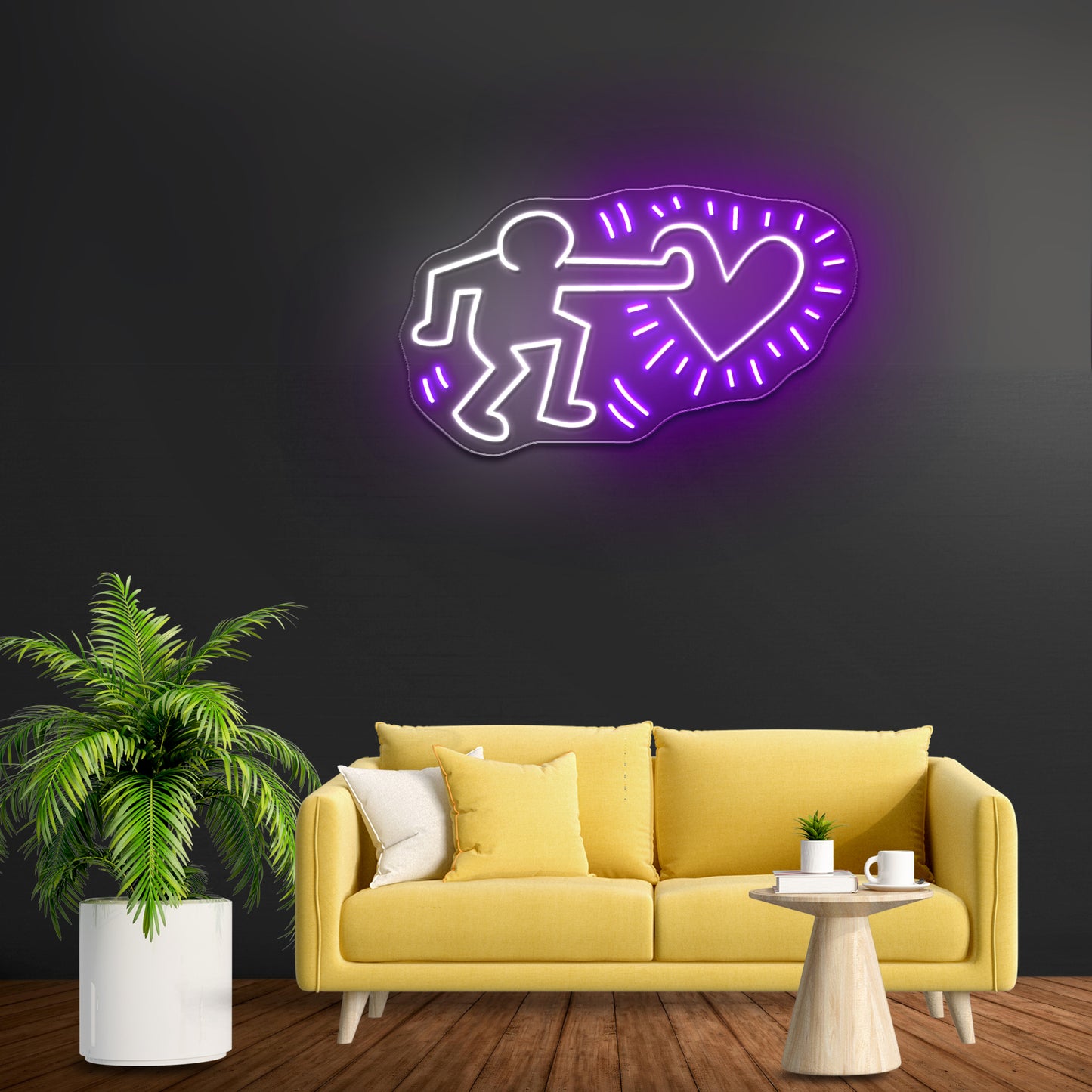 Send Love Wall Art Love Neon Sign