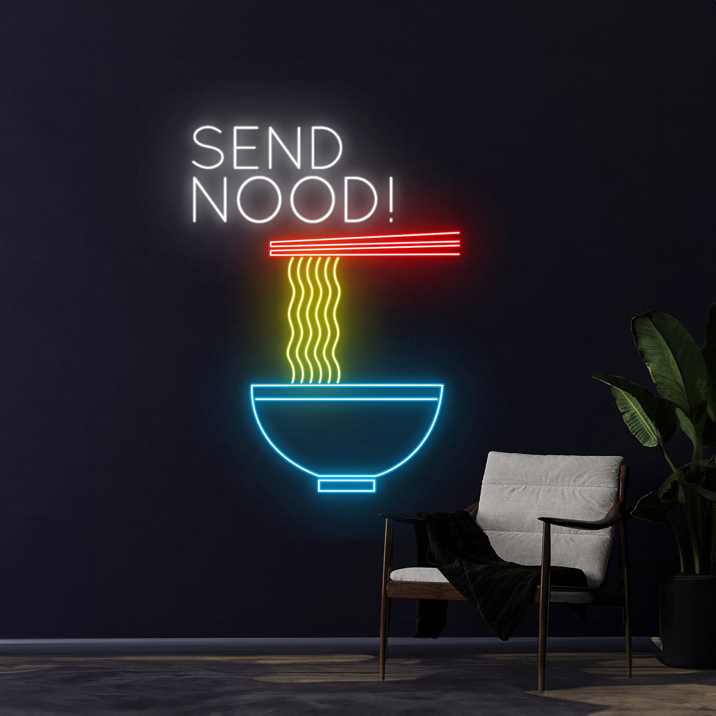 Send Nood Ramen Neon Sign