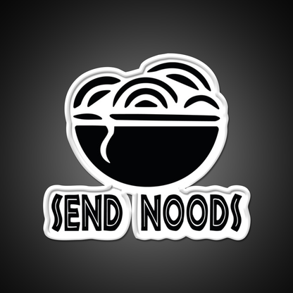 Send Noods Cool Funny Gift Led Neon Sign Chinese Food Rgb Color