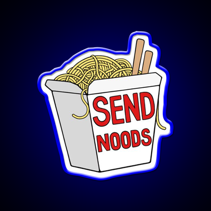 Send Noods Led Neon Sign Chinese Food Rgb Color