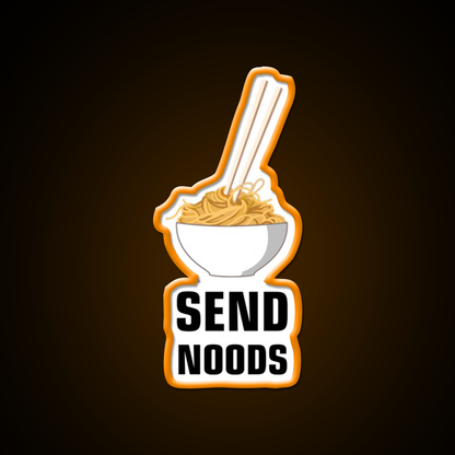 Send Noods Led Neon Sign Chinese Food Home Neon Sign Rgb Color
