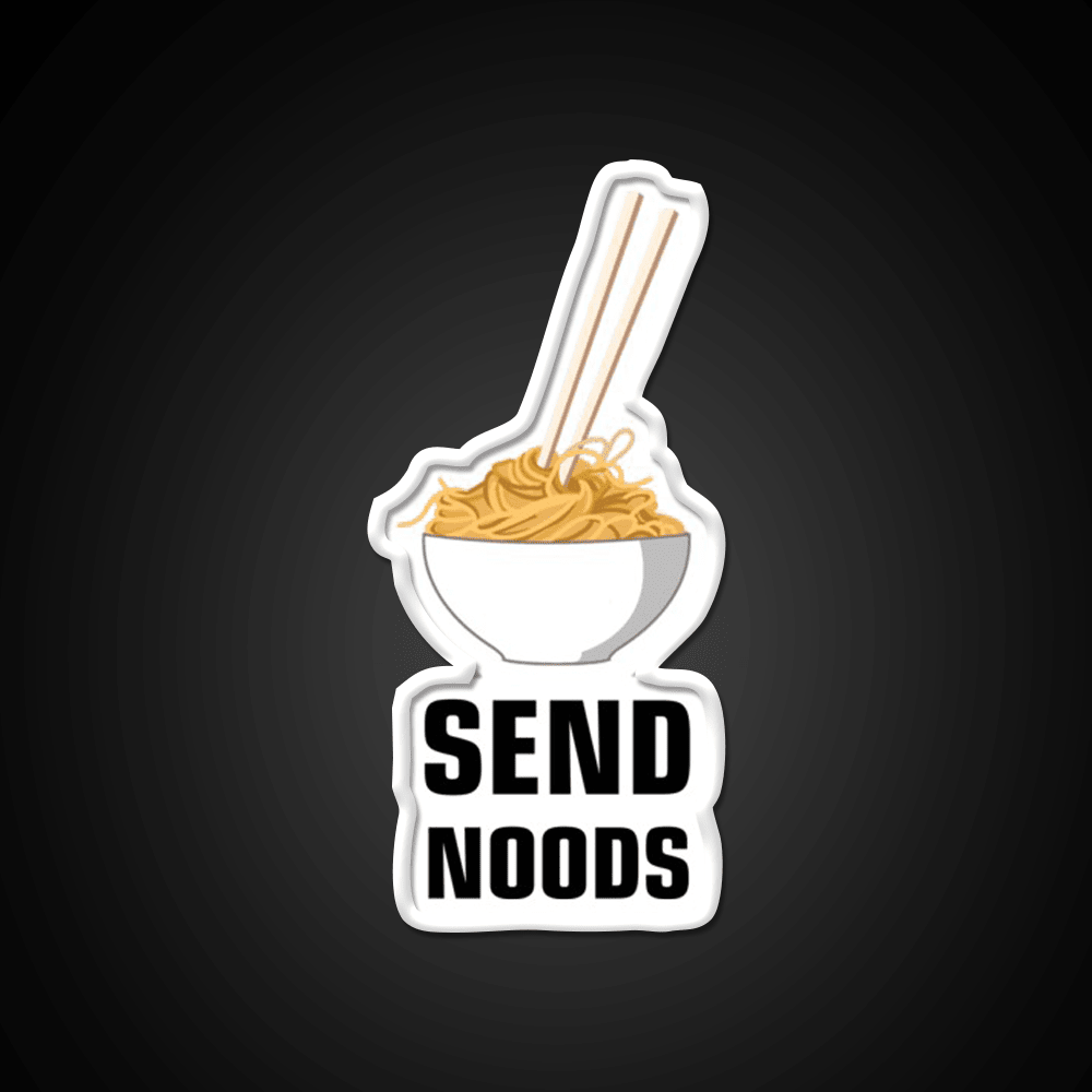 Send Noods Led Neon Sign Chinese Food Home Neon Sign Rgb Color - Shineneon
