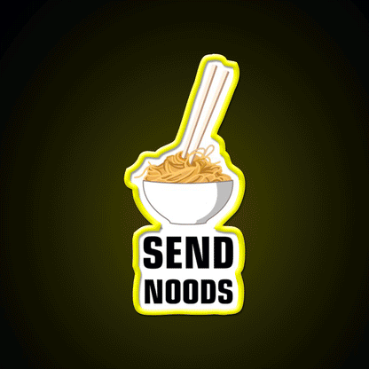 Send Noods Led Neon Sign Chinese Food Home Neon Sign Rgb Color