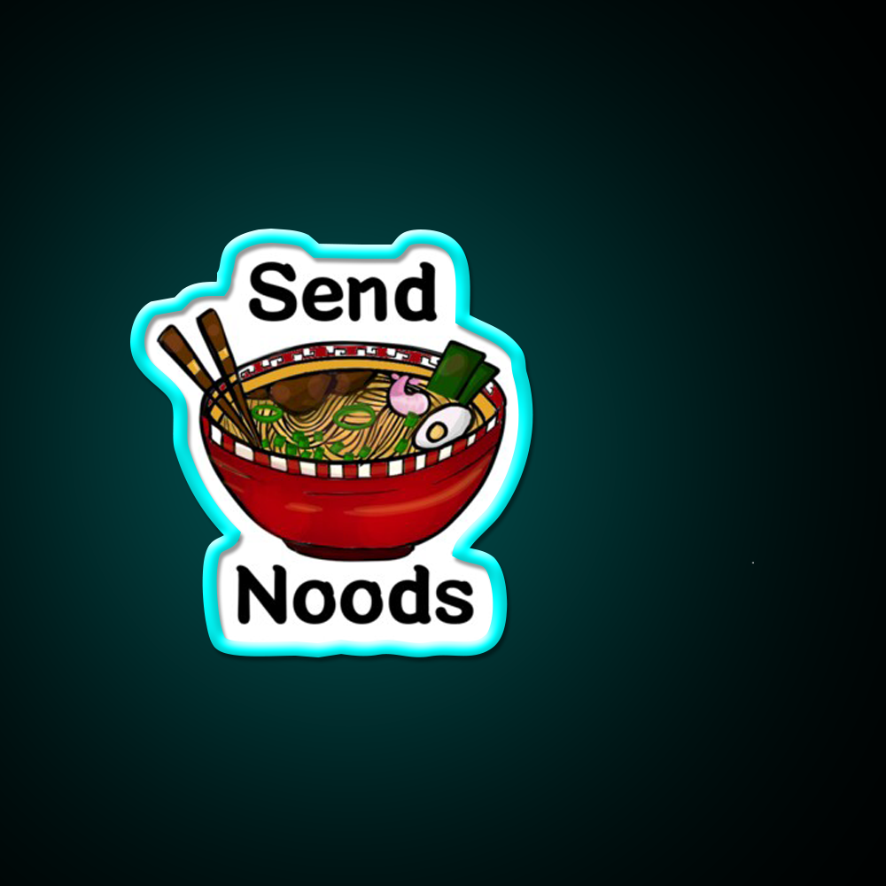 Send Noods Led Neon Sign Chinese Food Restaurant Neon Sign Rgb Color