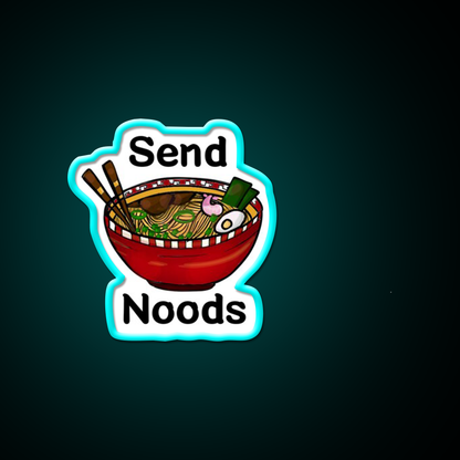 Send Noods Led Neon Sign Chinese Food Restaurant Neon Sign Rgb Color