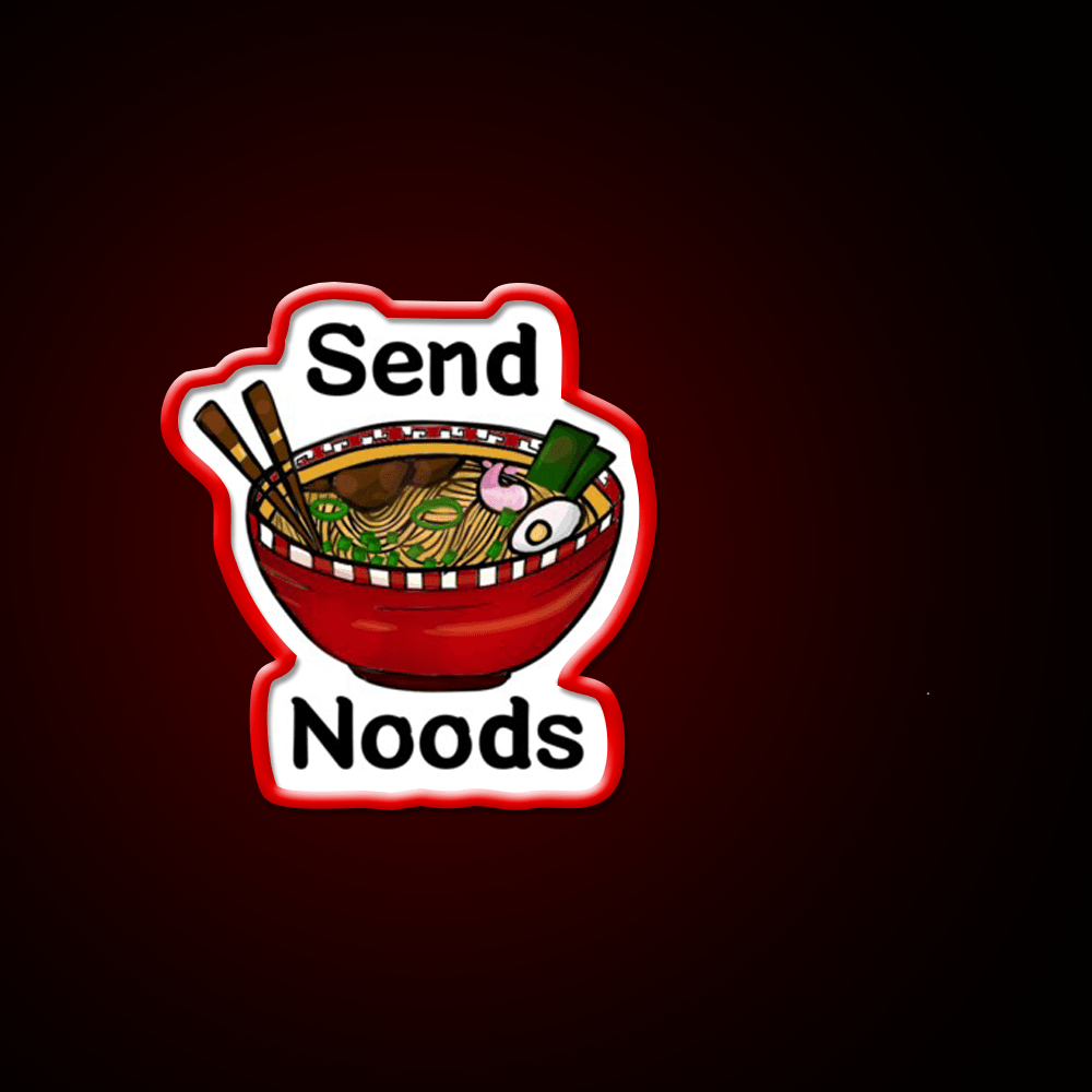 Send Noods Led Neon Sign Chinese Food Restaurant Neon Sign Rgb Color - Shineneon